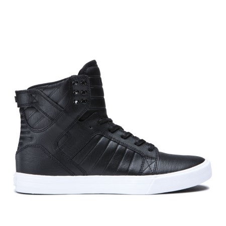 Supra Skytop Svart Høye Sneakers Dame [NO-1-C620]